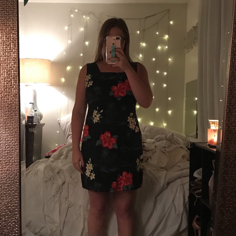 Black Floral Dress